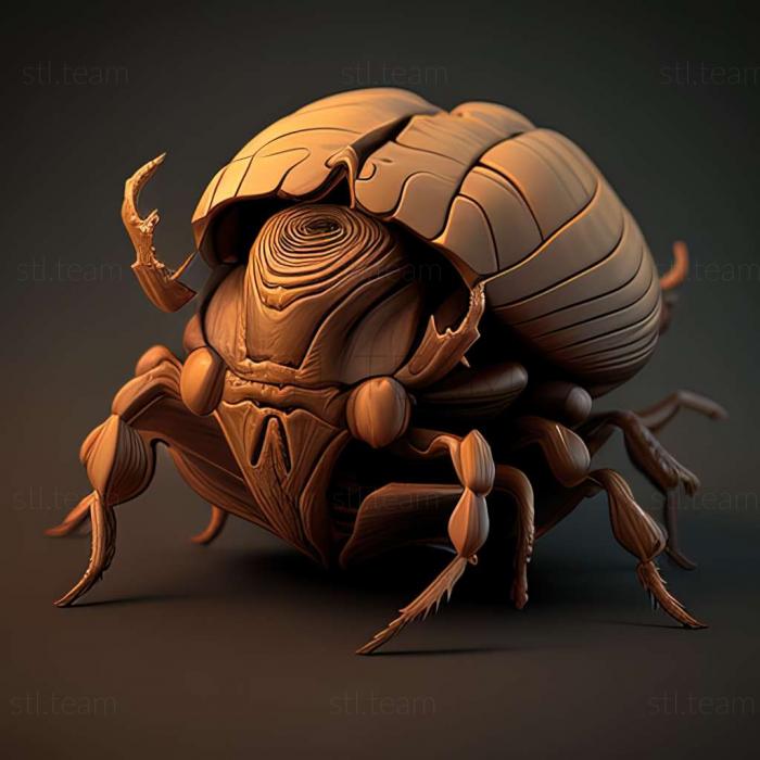 3D model Onthophagus pennsylvanicus (STL)